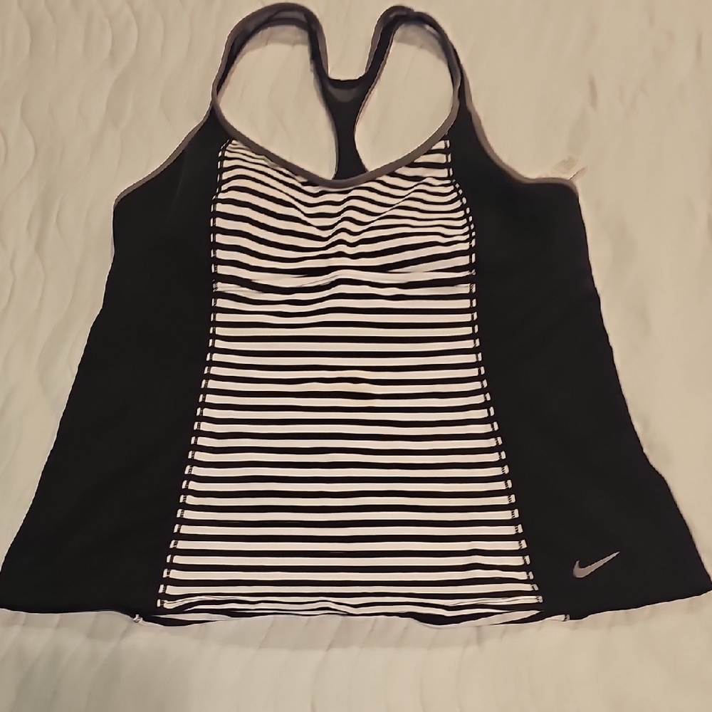 Nike Black and White Sports Bra Intimates